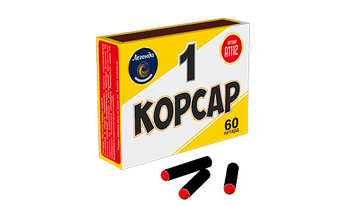  Петарды Корсар 1 в пленке  в Астраханской области